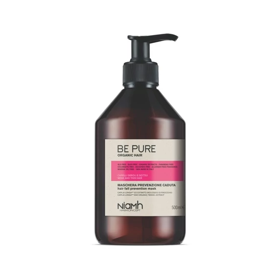 Niamh Be Pure Hair Fall Defence hajhullás elleni regeneráló hajpakolás, 500 ml