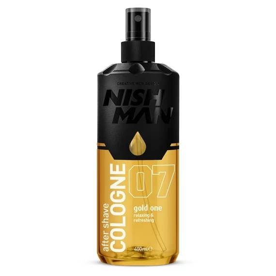 Nish Man After Shave Lotion Cologne 07 Gold One borotválkozás utáni folyadék, 400 ml
