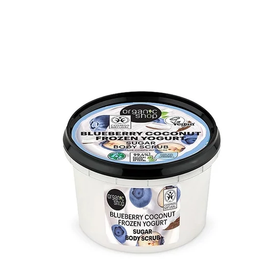 Organic Shop Frozen Yogurt testradír áfonyával és kókusszal, 250 ml