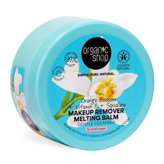 Organic Shop sminklemosó balzsam narancsvirággal E-vitaminnal és szkvalánnal , 100 ml