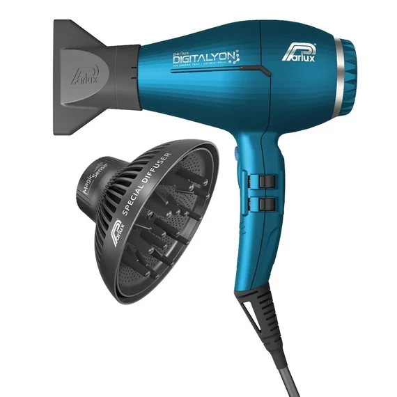 Parlux Digitalyon hajszárító 2400W, Blue + Parlux Magic Sense diffúzor