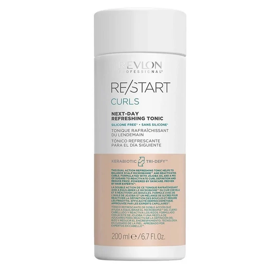 Revlon Restart Curls Next Day frissítő tonik göndör hajra, 200 ml