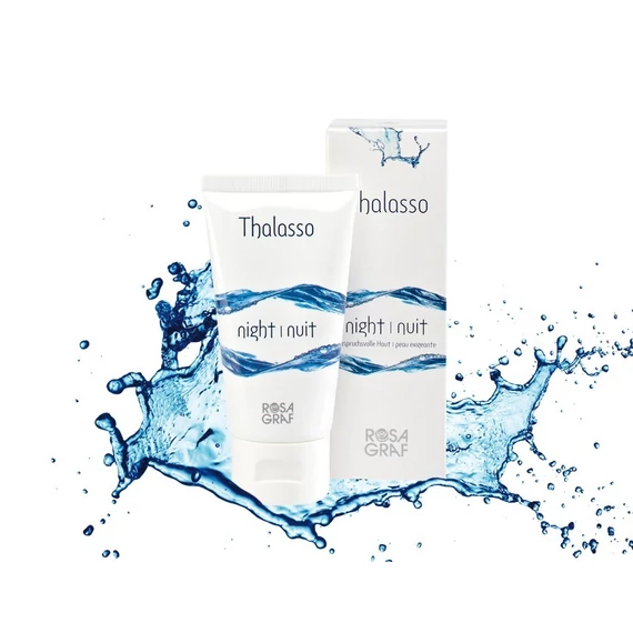 Rosa Graf Thalasso éjszakai krém vízhiányos, érzékeny bőrre, 50 ml