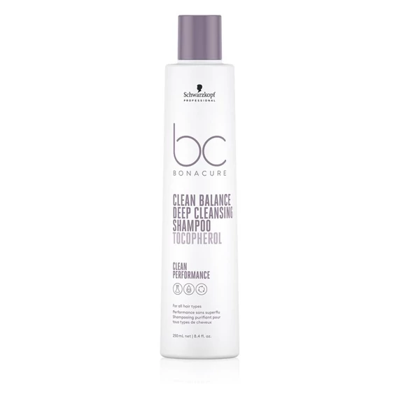 Schwarzkopf Bonacure Clean Balance mélytisztító sampon, 250 ml