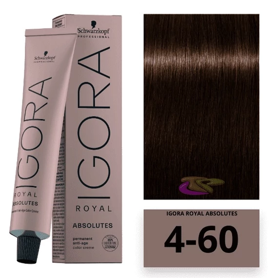 Schwarzkopf Igora Royal Absolutes hajfesték, 4-60