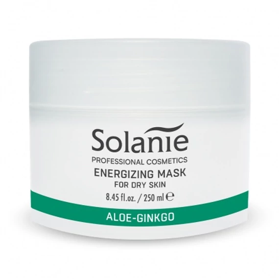 Solanie Aloe Gingko energetizáló pakolás száraz bőrre, 250 ml