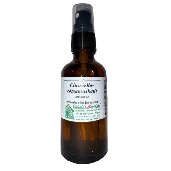 Stadelmann Citronella-rózsamuskátli spray levegőbe (rovarűző olaj), 50 ml