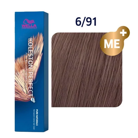 Wella Professional Koleston Perfect Me+ krémhajfesték, 6/91