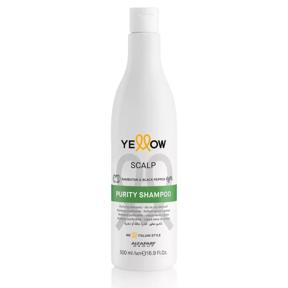 Yellow Scalp Purity tisztító sampon száraz- és zsíros korpára, 500 ml