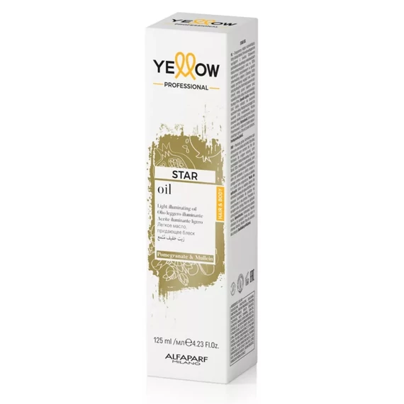 Yellow Star Illuminating hajfényesítő olaj hajra és testre, 125 ml